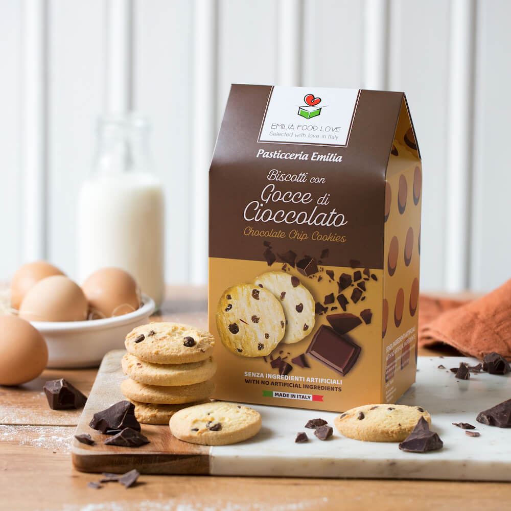 Biscotti con Gocce di Cioccolato