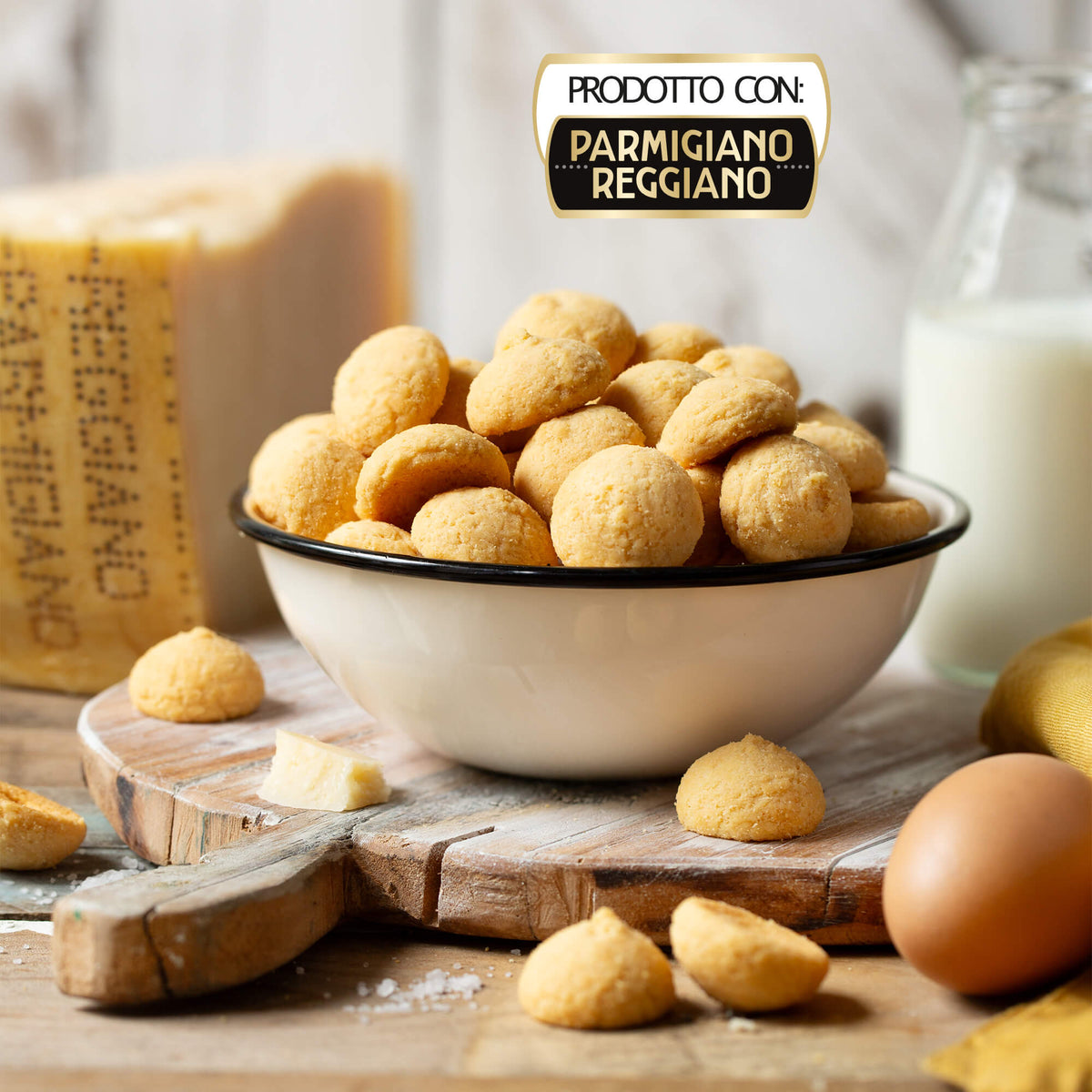 Crackers e Biscotto al Parmigiano Reggiano (6 pezzi)